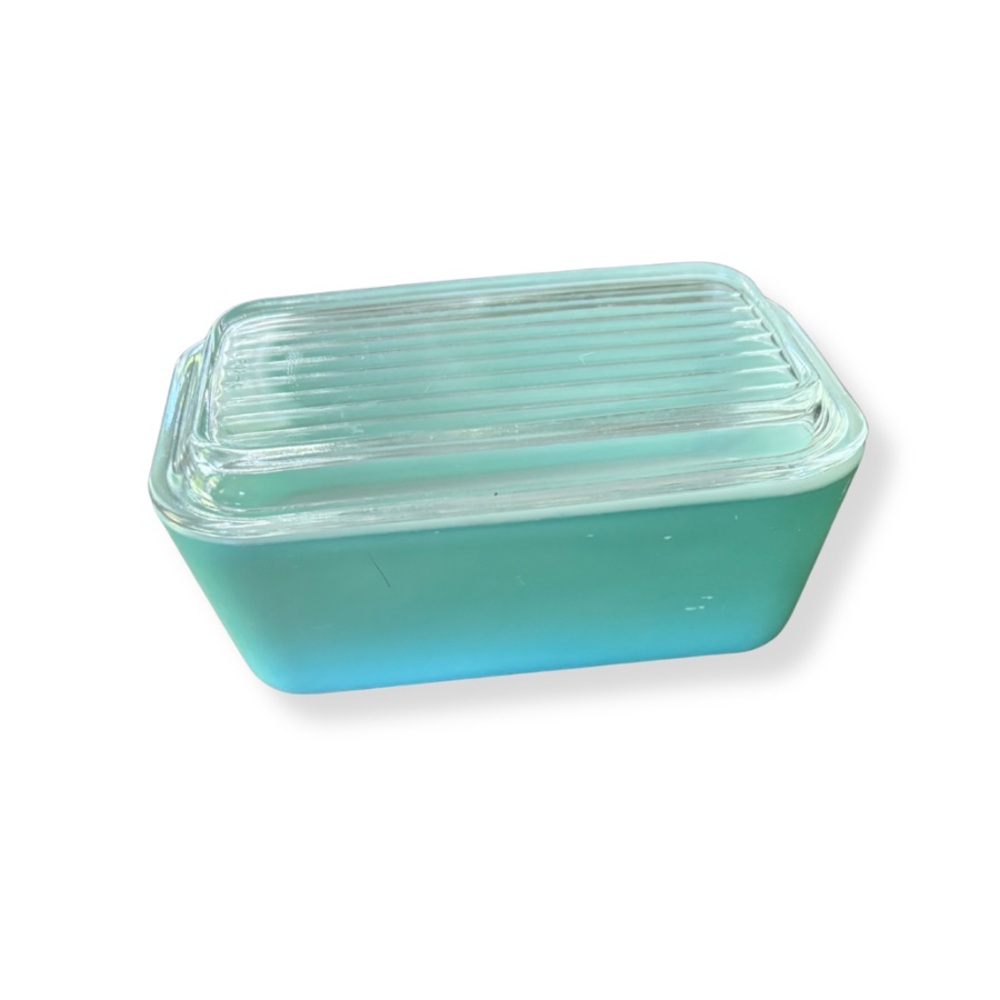 Vintage Pyrex Refrigerator Dish w/ Lid 💙 - Picture 3 of 6